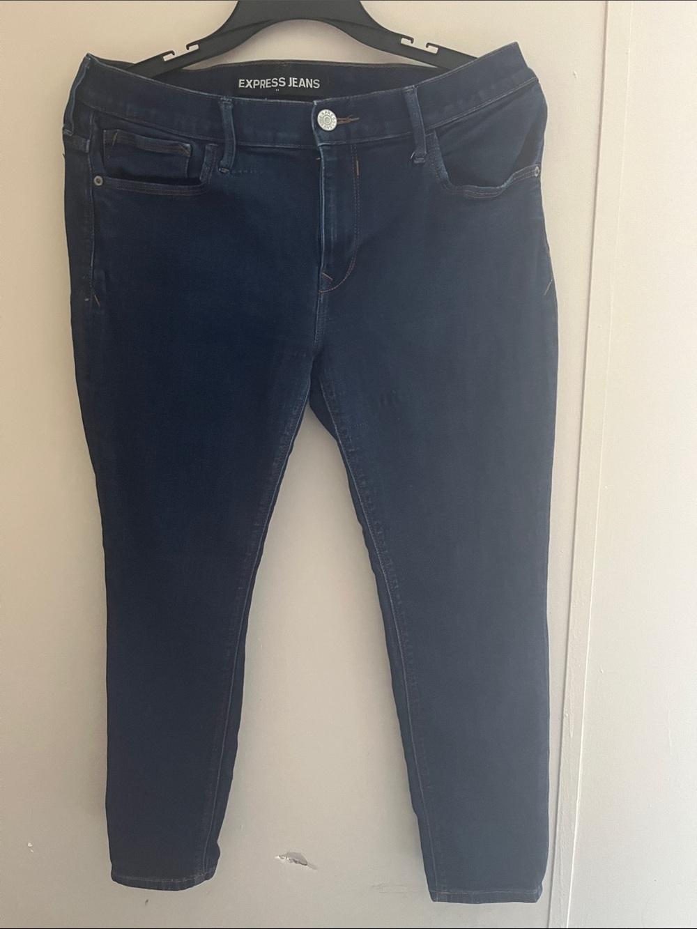 Express Women's Navy Skinny Jeans